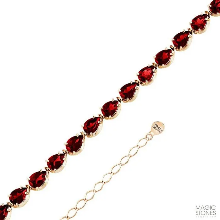 Браслет декоративный из красного золота