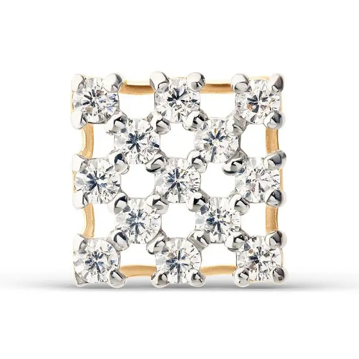 Подвеска бегунок из красного золота