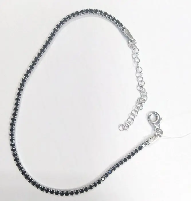 Браслет декоративный из серебра