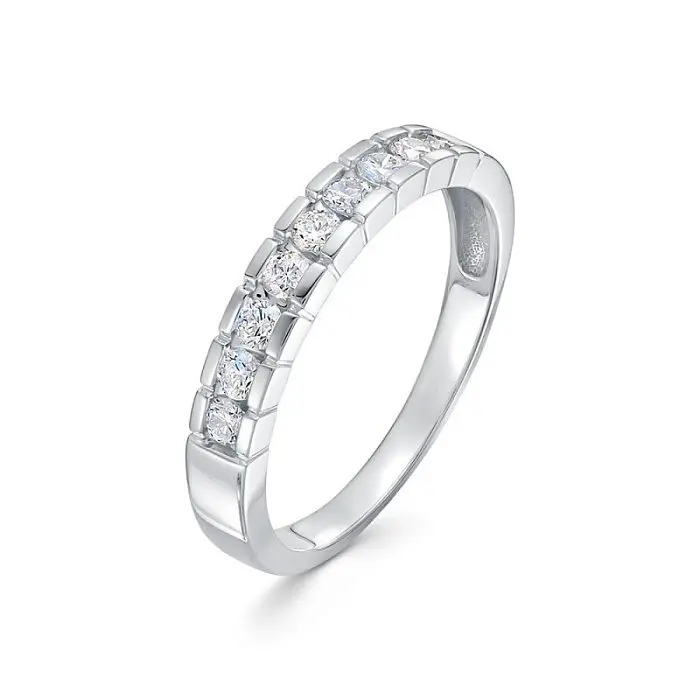 Кольцо декоративное из белого золота