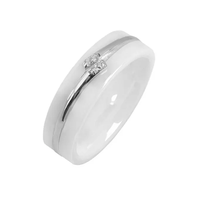 Кольцо декоративное из серебра