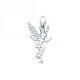 Подвеска декоративная из серебра