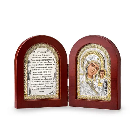 Складень Казанская БМ,молитва ар.кр.д 140*200 AD-3/021-002G/K