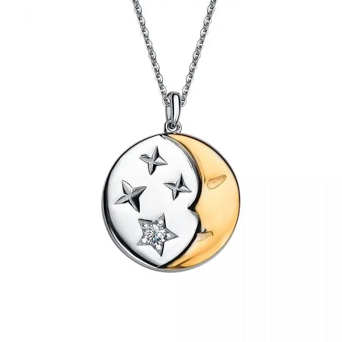 Цепь колье из серебра