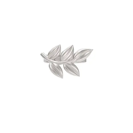 Серьги каффы из серебра