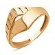 Кольцо декоративное из красного золота