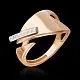 Кольцо декоративное из красного золота