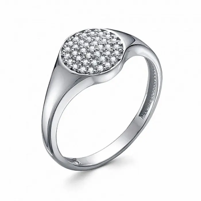 Кольцо декоративное из серебра