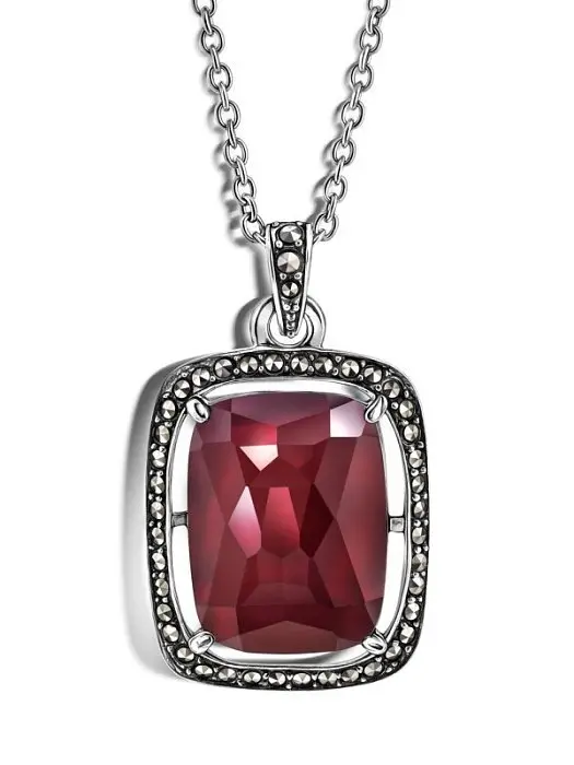 Цепь колье из серебра