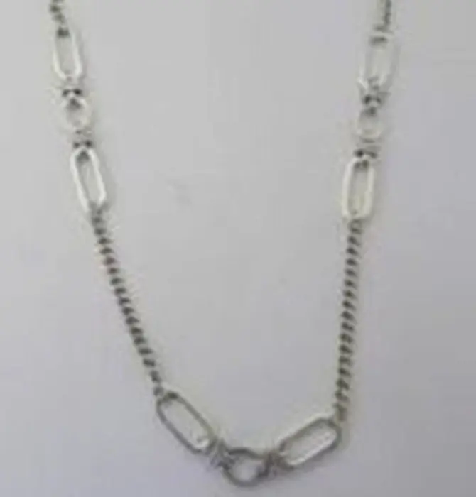 Цепь колье из серебра