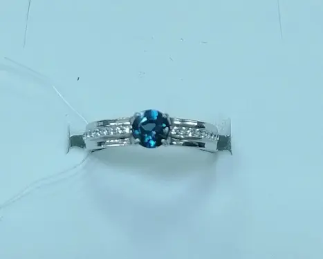 Кольцо декоративное из серебра