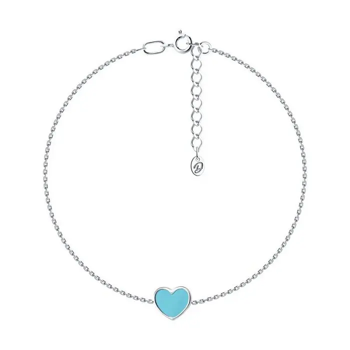 Браслет декоративный из серебра