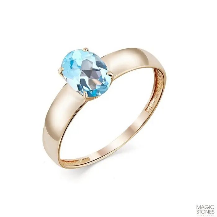 Кольцо декоративное из красного золота