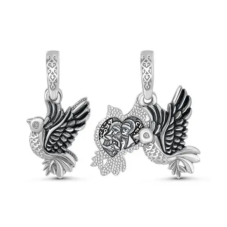 Подвеска икона из серебра