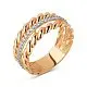 Кольцо декоративное из красного золота