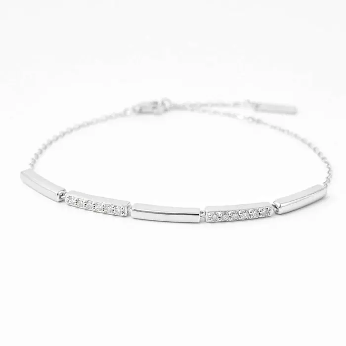 Браслет декоративный из серебра