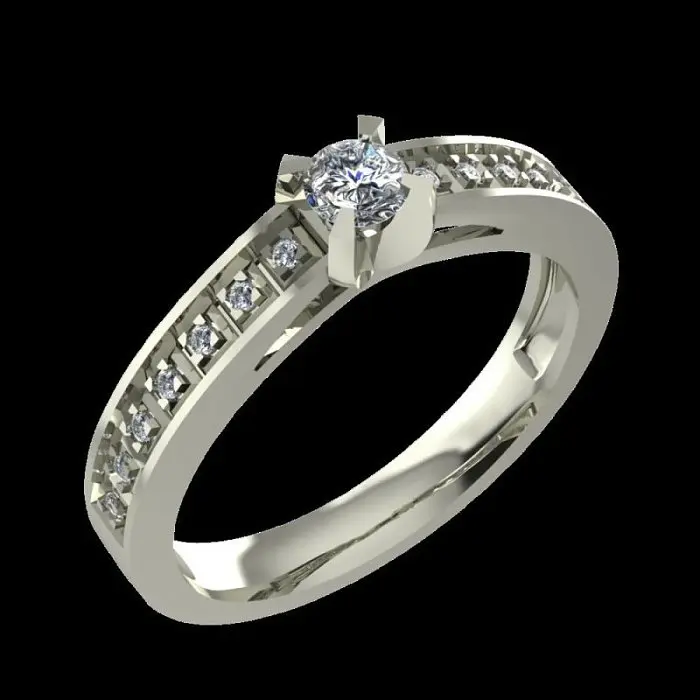 Кольцо декоративное из красного золота