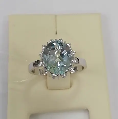 Кольцо декоративное из серебра