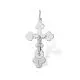 Подвеска крест из серебра