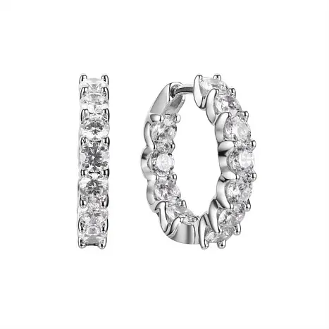 Серьги конго из серебра