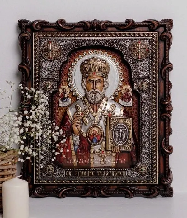 Икона"Николай Чудотворец"1.32.25.1 вид 1