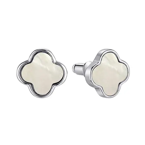 Серьги пуссеты из серебра