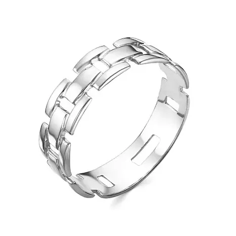 Кольцо декоративное из серебра