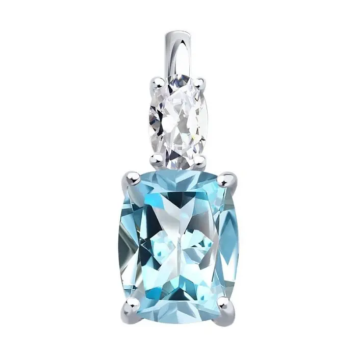 Подвеска декоративная из серебра