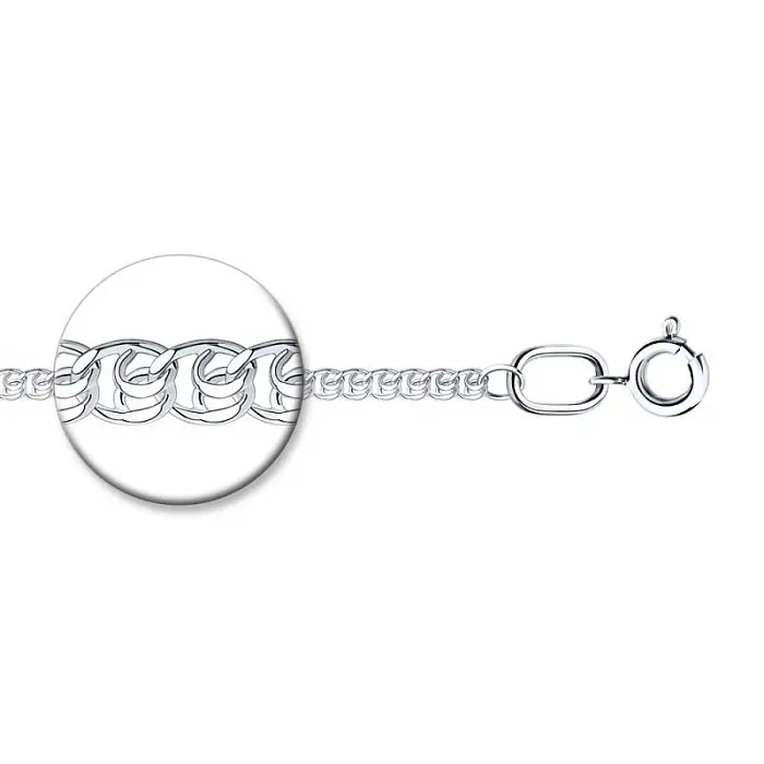 Цепь из серебра вид 1