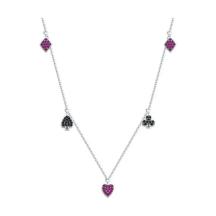 Цепь колье из серебра