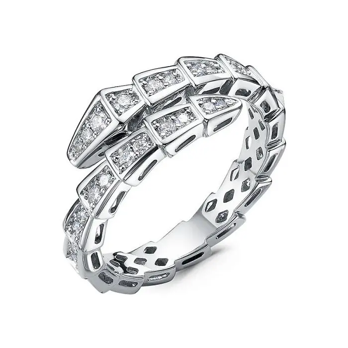 Кольцо декоративное из белого золота Кольцо декоративное из белого золота