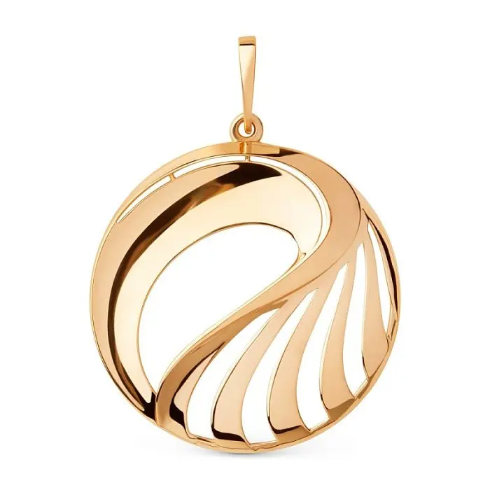 Подвеска декоративная из красного золота