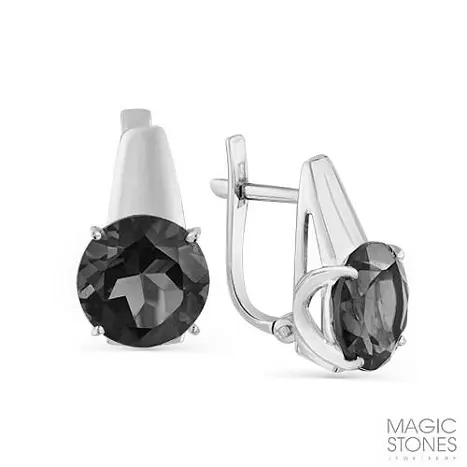 Серьги с английским замком из красного золота