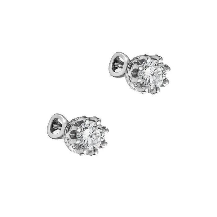 Серьги пусеты с1226рв вид 2