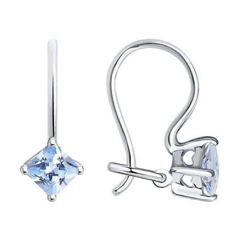 Серьги детские из серебра
