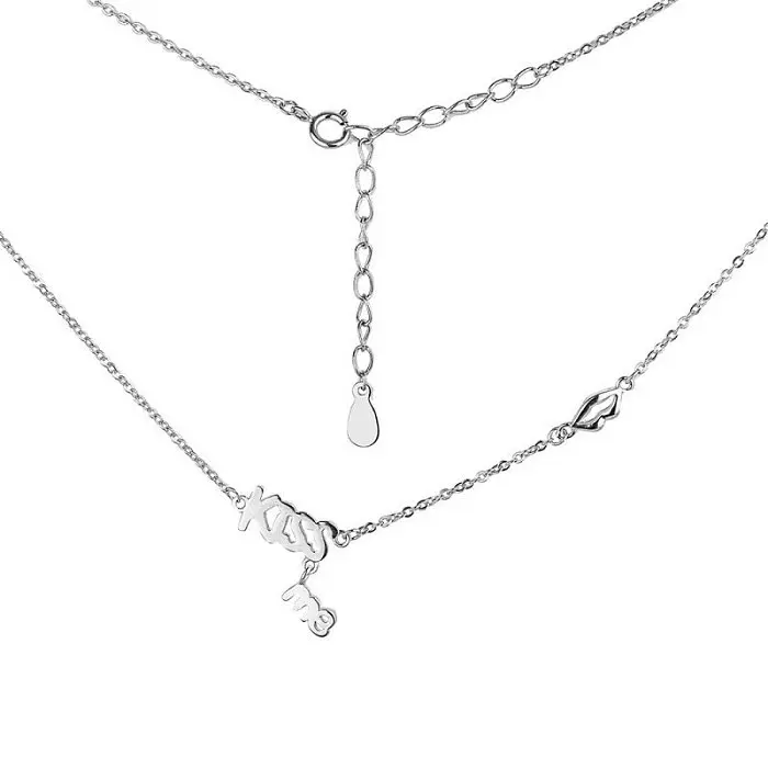 Цепь колье из серебра