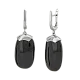 Серьги подвесные из серебра