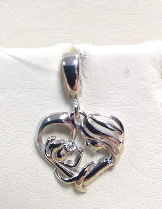 Подвеска декоративная из серебра