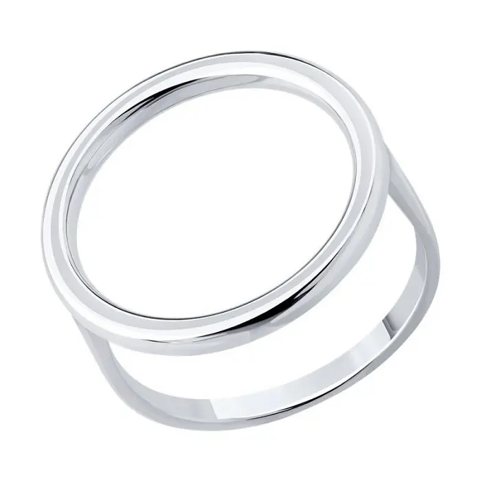 Кольцо декоративное из серебра