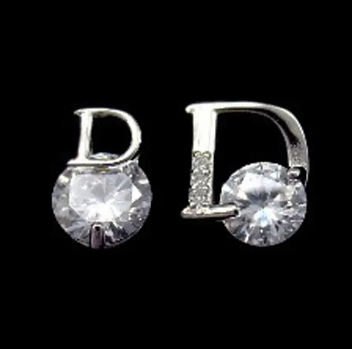 Серьги пуссеты из серебра