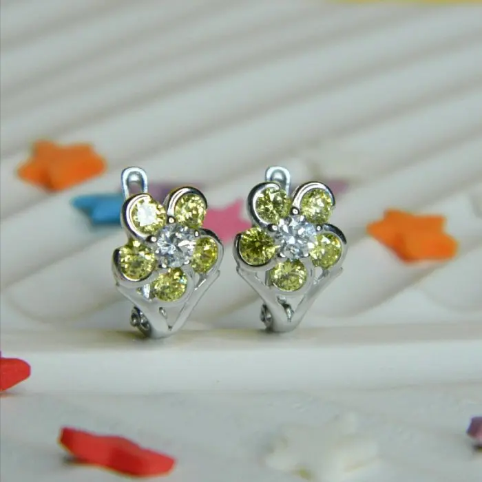 Серьги детские из серебра