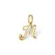Подвеска буква из красного золота