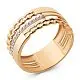 Кольцо декоративное из красного золота