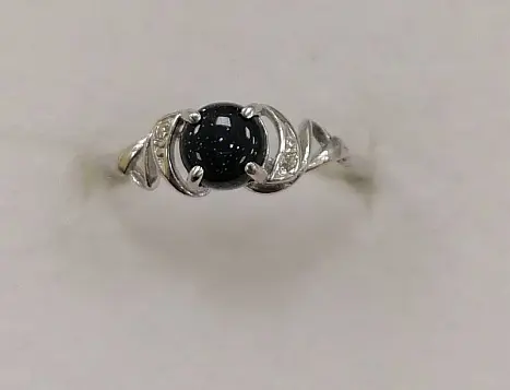 Кольцо декоративное из серебра