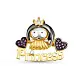 Брошь из позолоты