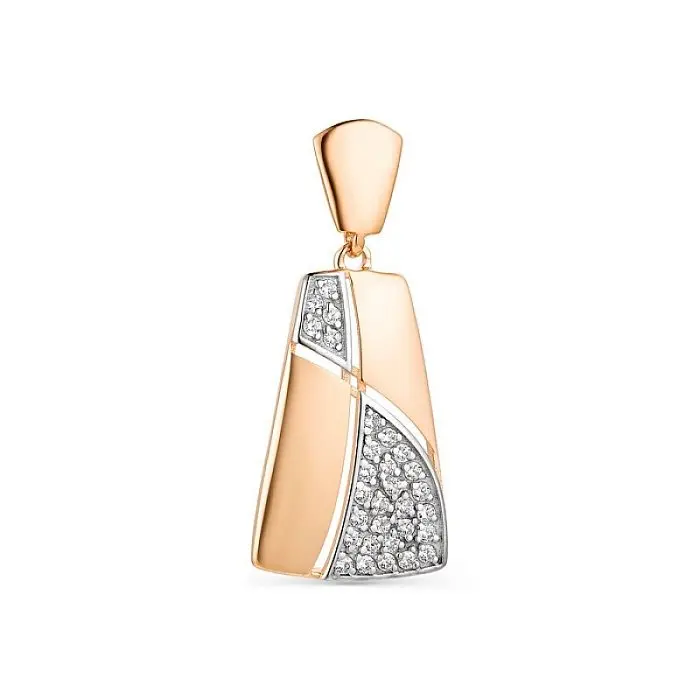 Подвеска декоративная из красного золота