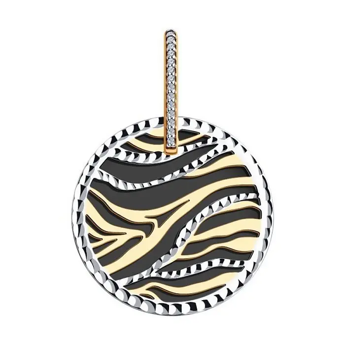 Подвеска декоративная из позолоты