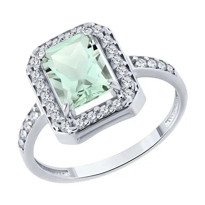 Кольцо декоративное из серебра