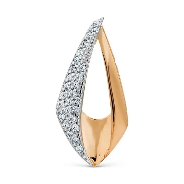 Подвеска декоративная из красного золота