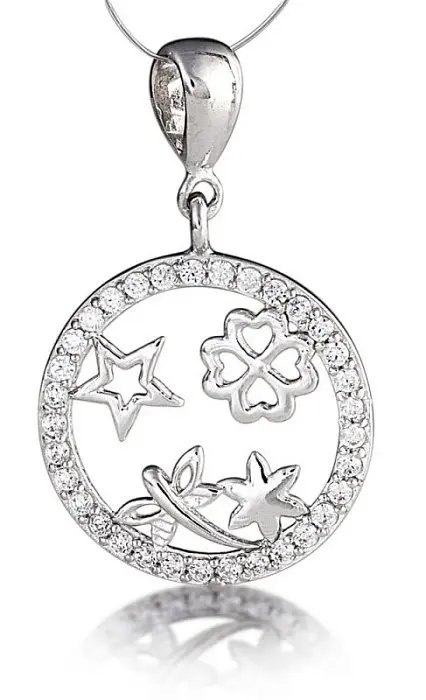 Подвеска декоративная из серебра